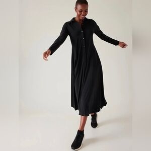 Athleta Cosmic Layer Midi Dress Size M